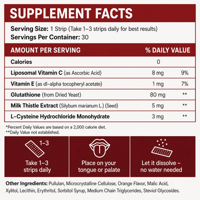 Revivra - Liposomal Glutathione Strip Direct